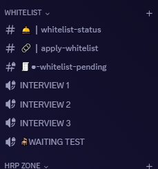 Horizon Roleplay — Whitelist Flow